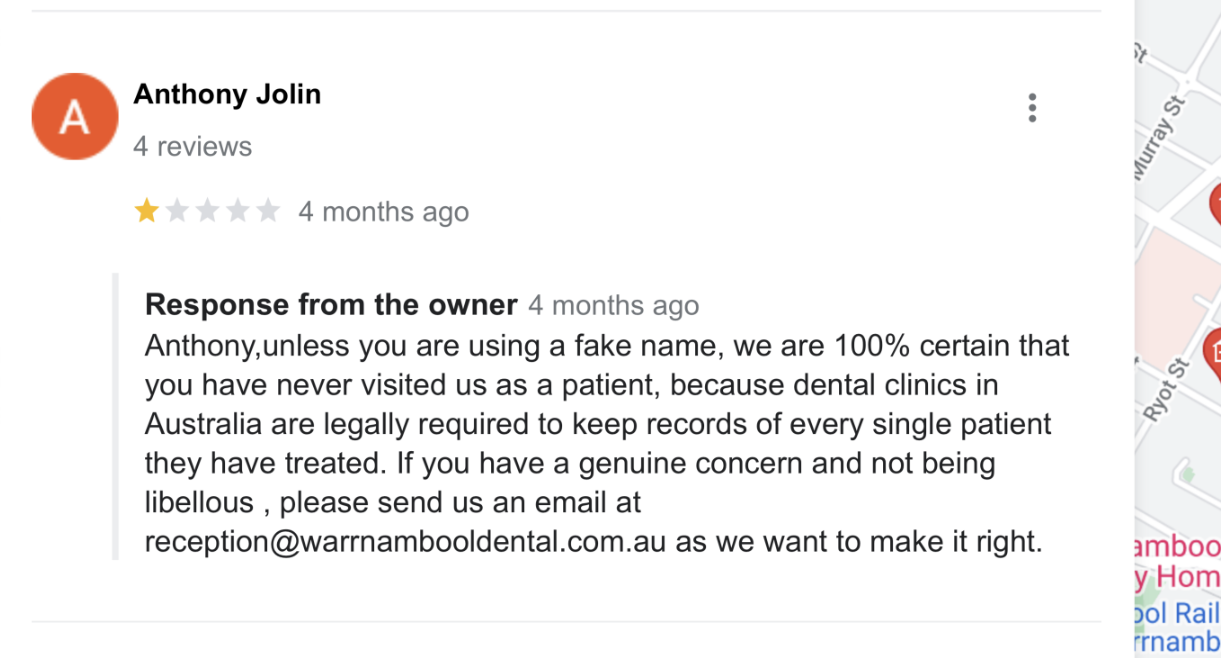 fake review