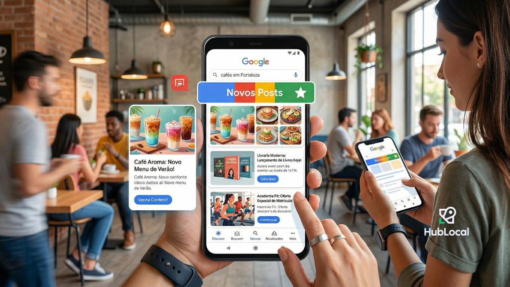 novos posts do Google